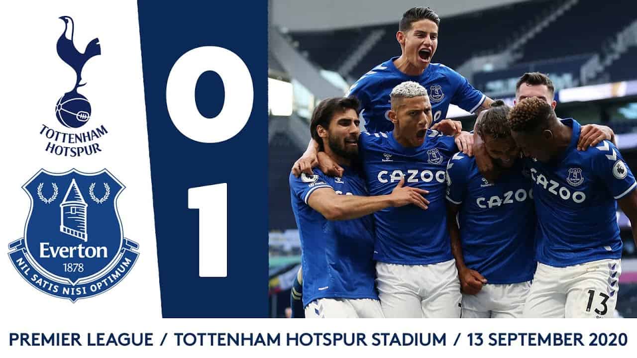 Tottenham 0:1 Everton (Premier League)